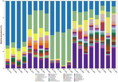 Spatial diversity of the skin bacteriome